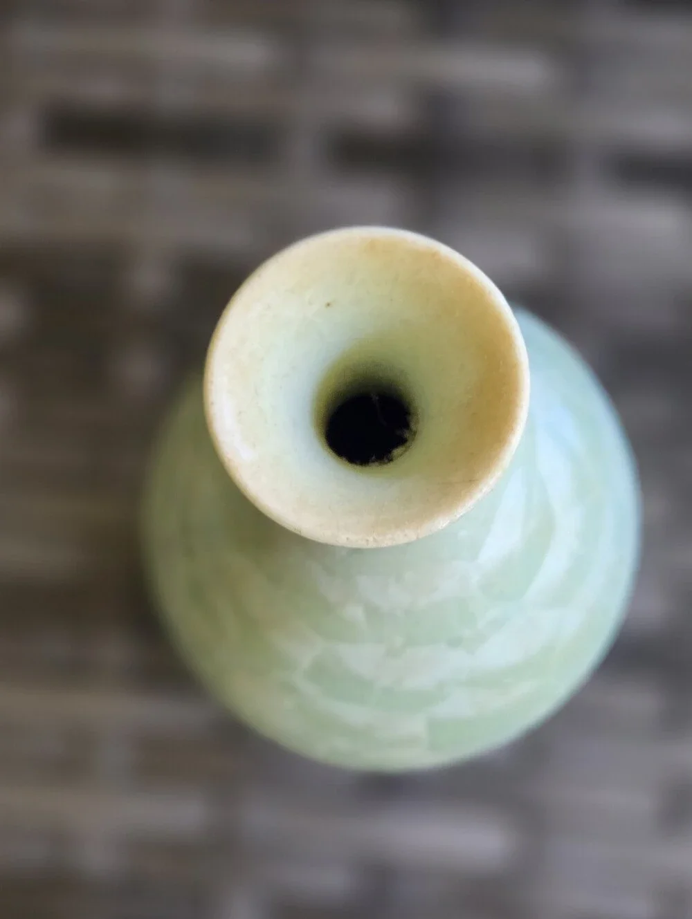 Ceramic Green Crackle Glaze Vase